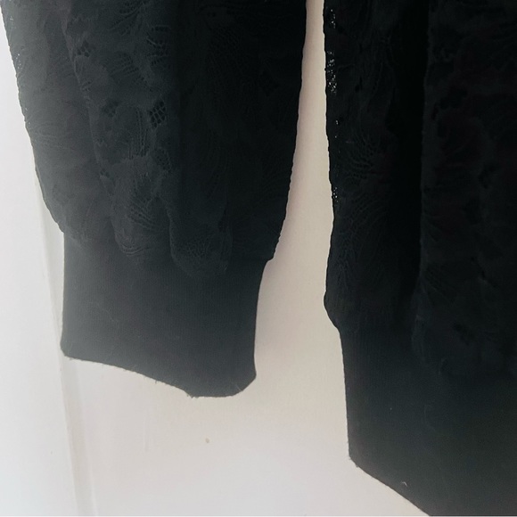 New! BCBG Lace Puff Sleeve Jumpsuit XXS - Picture 10 of 10